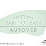 LH FRONT DOOR GLASS GREEN SEKURIT